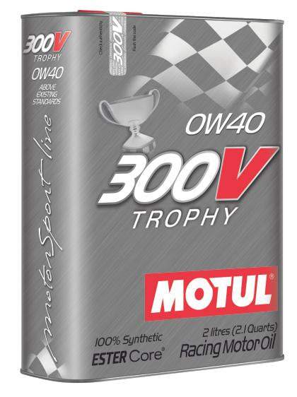 MOTUL 300V Fully Synthetic Ester Racing Engine Oil - 2 Liters