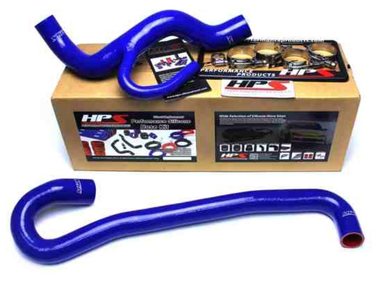 HPS Blue Reinforced Silicone Radiator Hose Kit Coolant Jeep 12-18 Grand Cherokee WK2 SRT8 6.4L