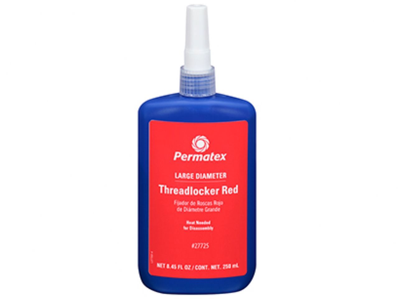 Permatex Hi-Temperature Threadlocker Red , 10 mL bottle, carded, Each