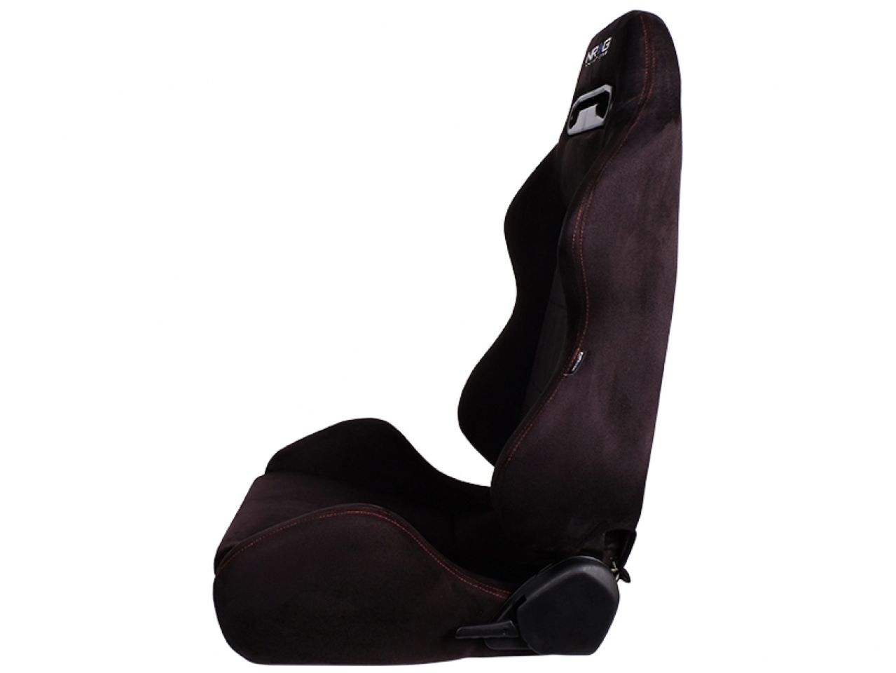 NRG Suede Type-R Seat W/ Red Stitching w/ logo