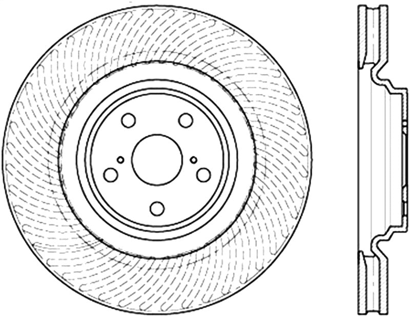 Stoptech ST Premium Carbon Brake Rotors Brakes, Rotors & Pads Brake Rotors - OE main image