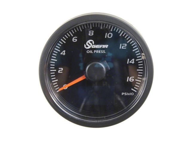 SGear 60mm Crenate II All In One Gauge - Oil Pressure/Oil Temp/Voltage