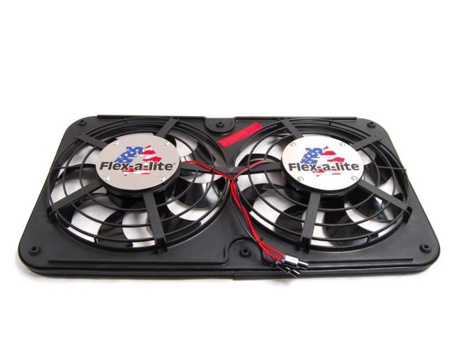 Flexalite   x-A-Lite 420 Dual 12 inch Puller Auto Electric Fans 2500 CFM
