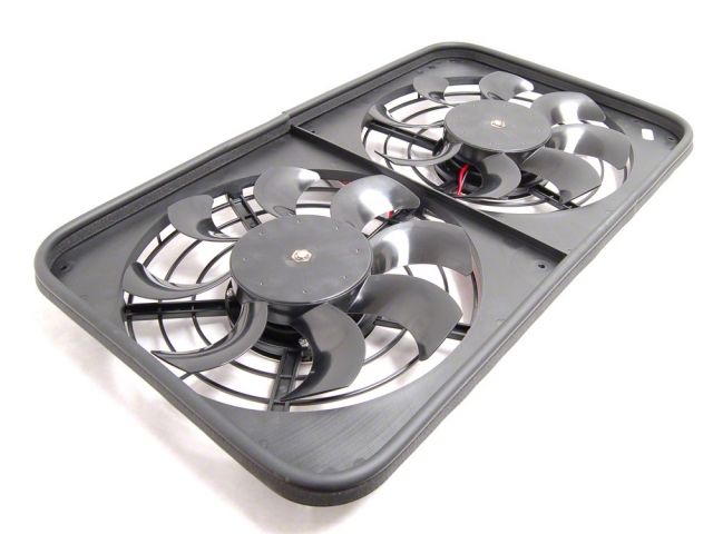 Flexalite   x-A-Lite 420 Dual 12 inch Puller Auto Electric Fans 2500 CFM