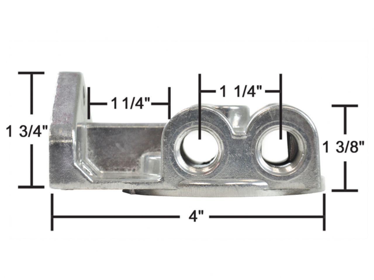 Derale Oil Filter Relocation Kit, Single Mnt Side Ports