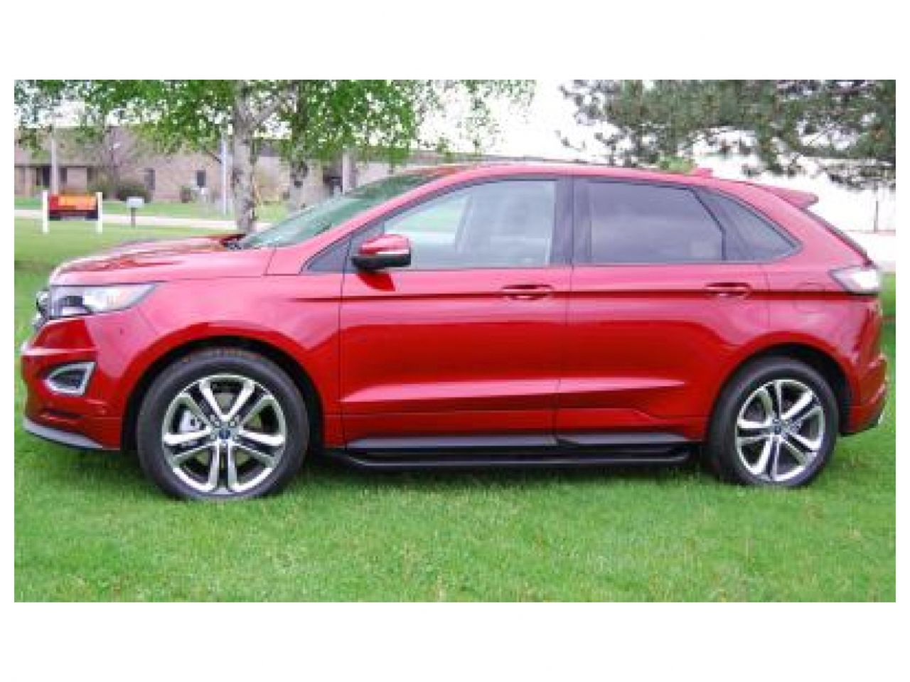 Owens Running Boards Premeir Grip II Molded TPO/Full Leghth/15-18 Ford Edge