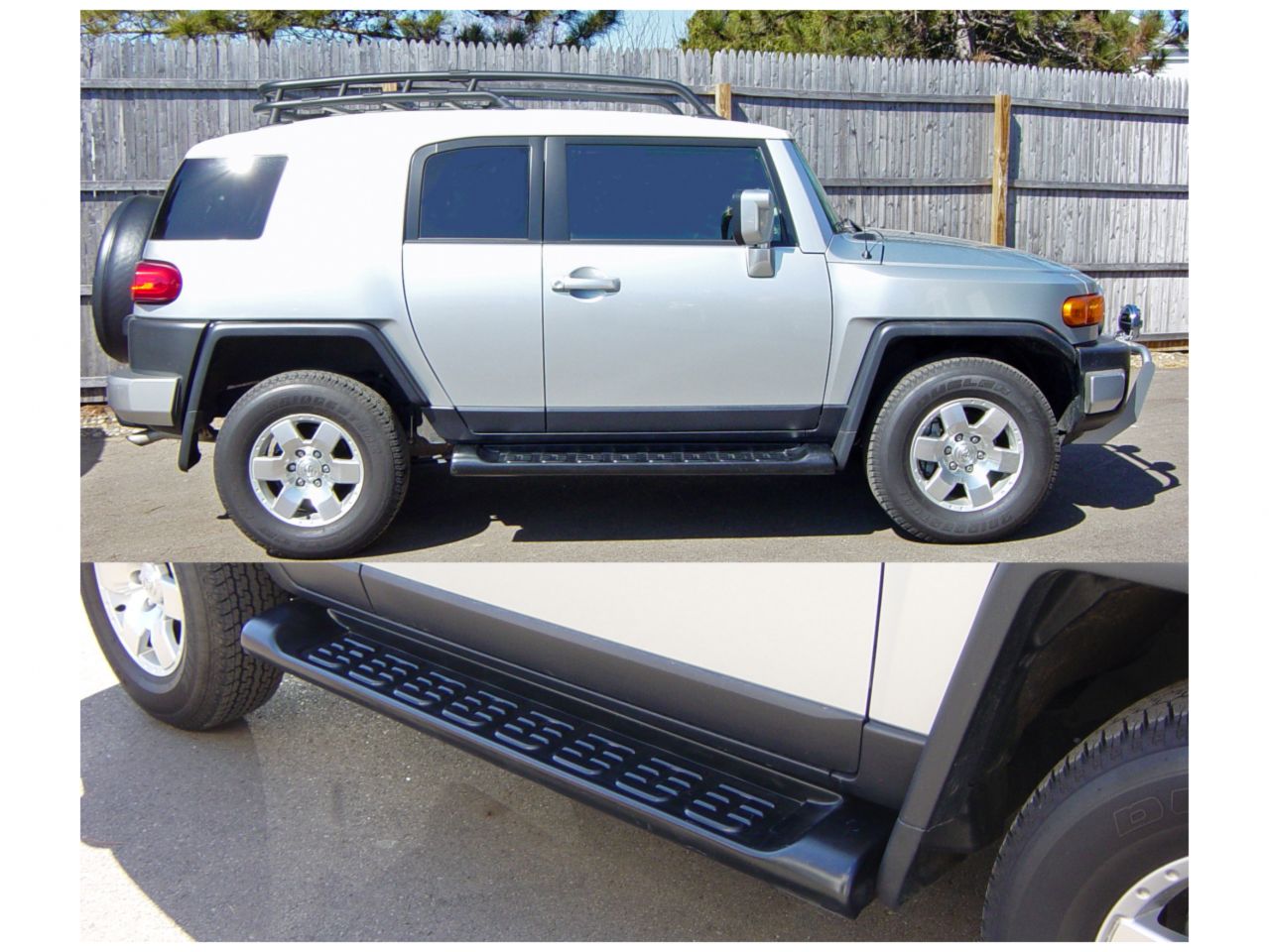 Owens Running Boards Factory Molded TPO Full Length 07-14 Toyota FJ Cruiser