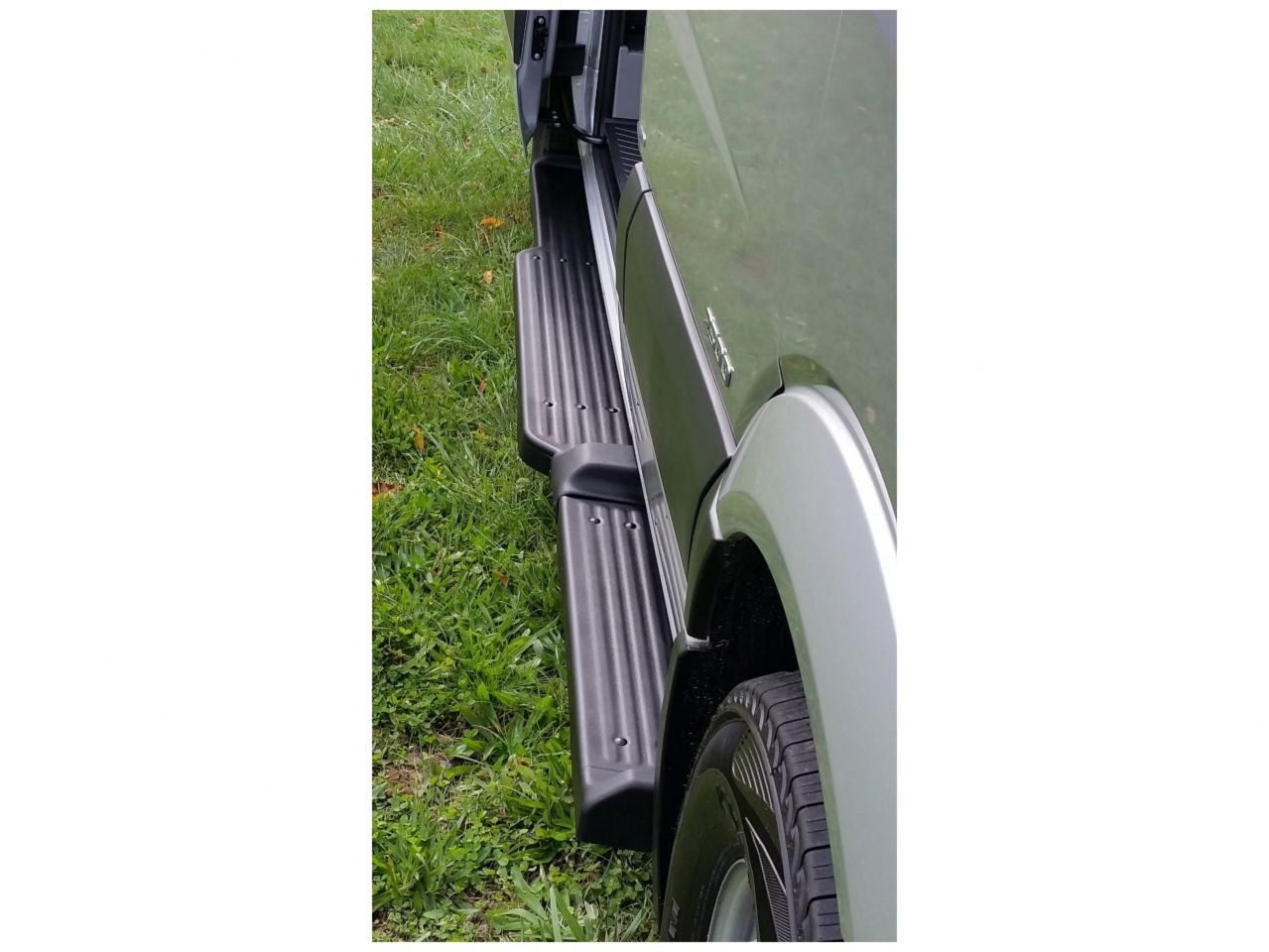 Owens Running Boards W/ Wide Step 10+ Sprinter Van 144 Inch Wheel Base Black