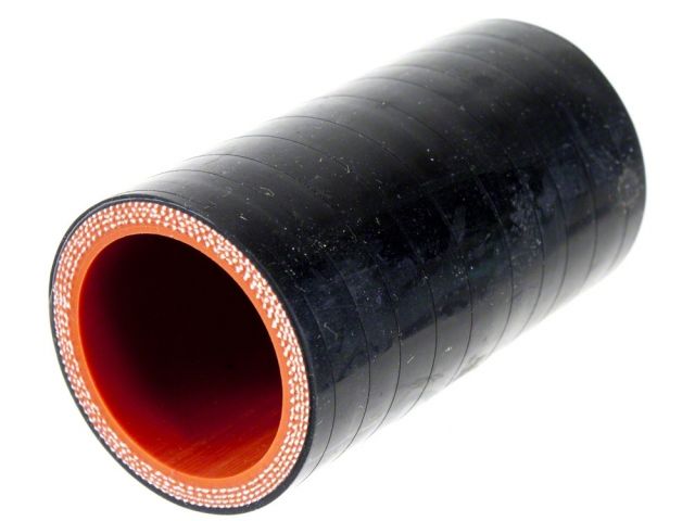 HPS 1-1/4" ID, 3" Length, Silicone Straight Coupler Hose, High Temp 4-ply Reinforced, 32mm ID, Black