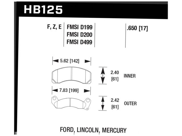 Hawk Disc Brake Pad