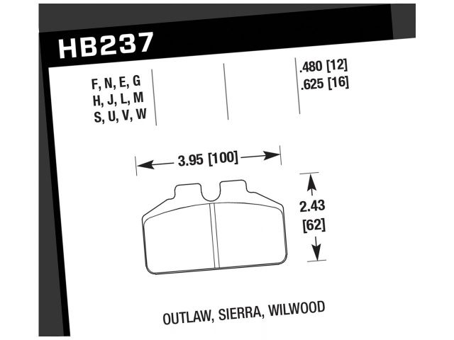 Hawk Disc Brake Pad