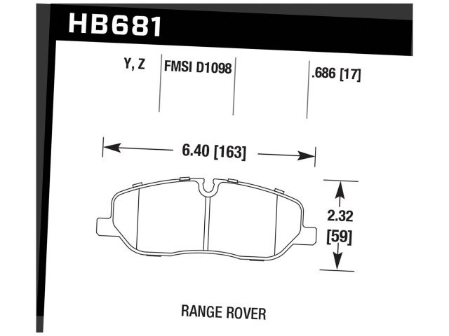 Hawk Disc Brake Pad