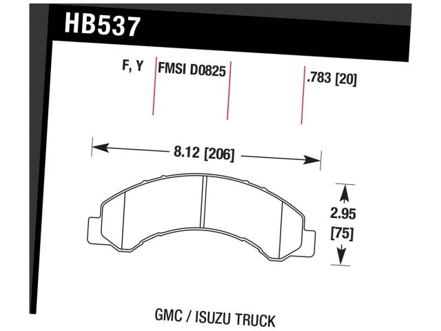 Hawk HPS Street Front Brake Pad