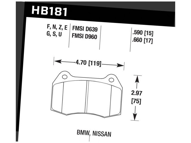 Hawk Disc Brake Pad