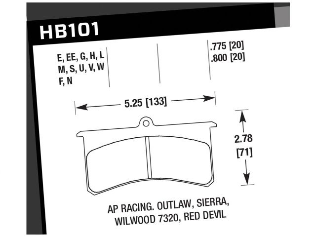 Hawk Disc Brake Pad