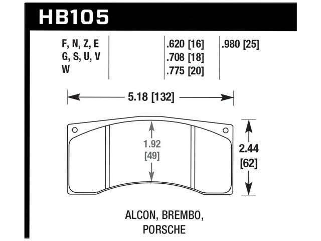 Hawk Disc Brake Pad