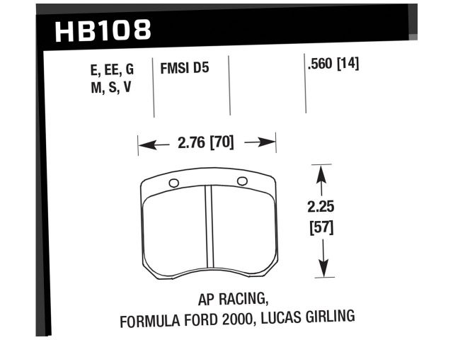 Hawk Disc Brake Pad