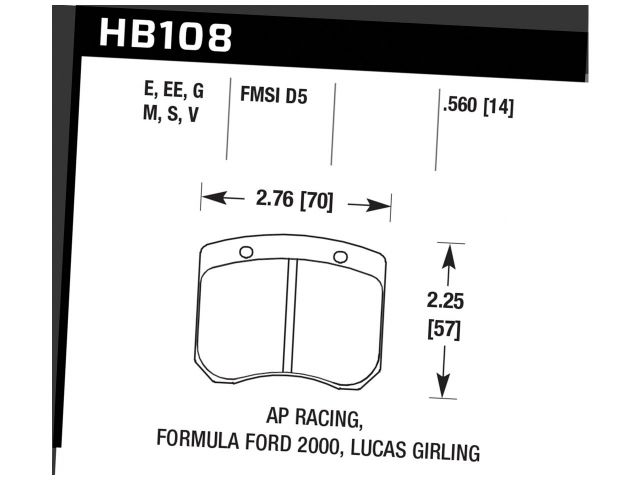 Hawk Disc Brake Pad