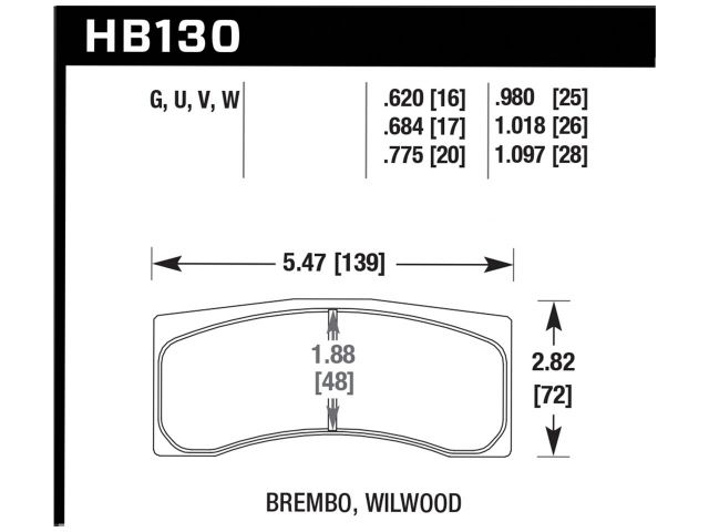 Hawk Disc Brake Pad