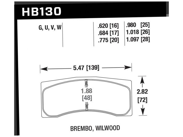 Hawk Disc Brake Pad