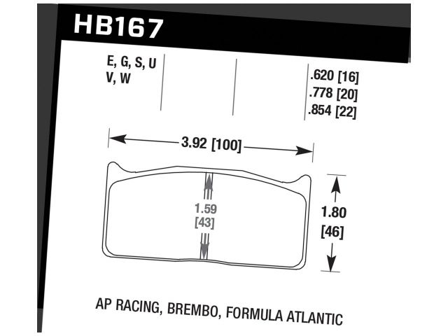 Hawk Disc Brake Pad