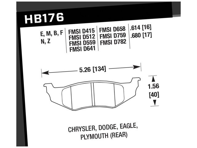 Hawk Disc Brake Pad