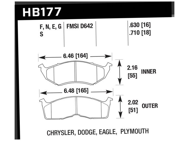 Hawk Disc Brake Pad
