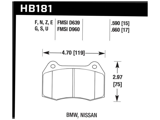 Hawk Disc Brake Pad
