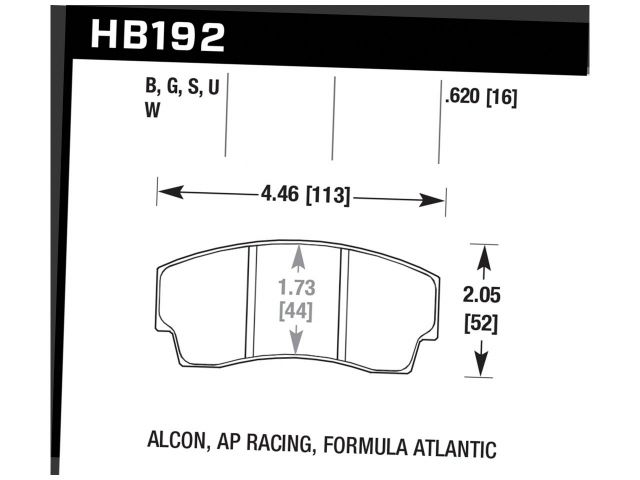 Hawk Disc Brake Pad