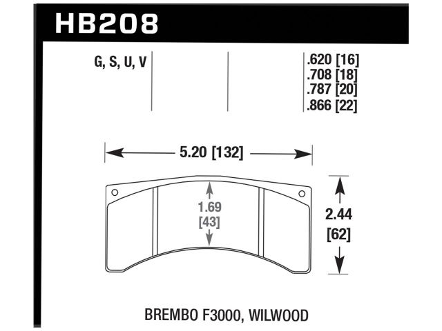 Hawk Disc Brake Pad
