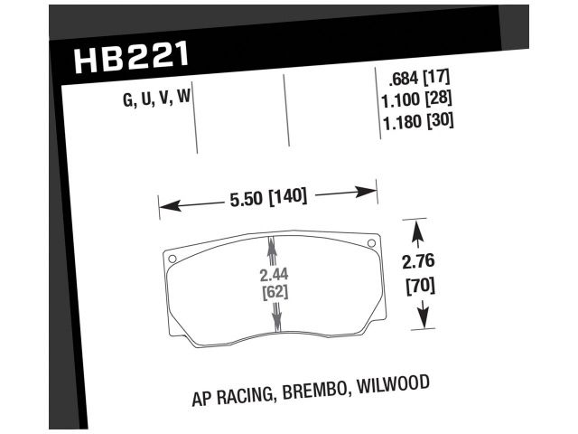 Hawk Disc Brake Pad