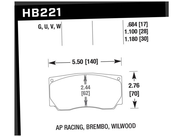 Hawk Disc Brake Pad