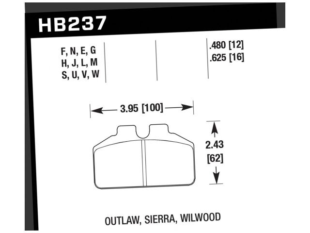 Hawk Disc Brake Pad