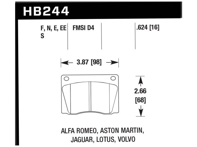 Hawk Disc Brake Pad