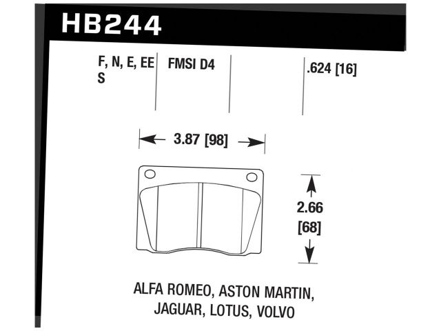 Hawk Disc Brake Pad