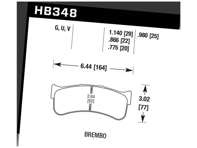 Hawk Disc Brake Pad