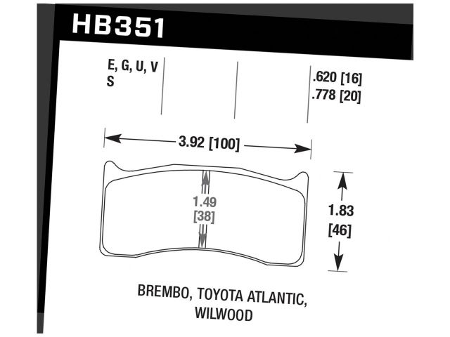 Hawk Disc Brake Pad