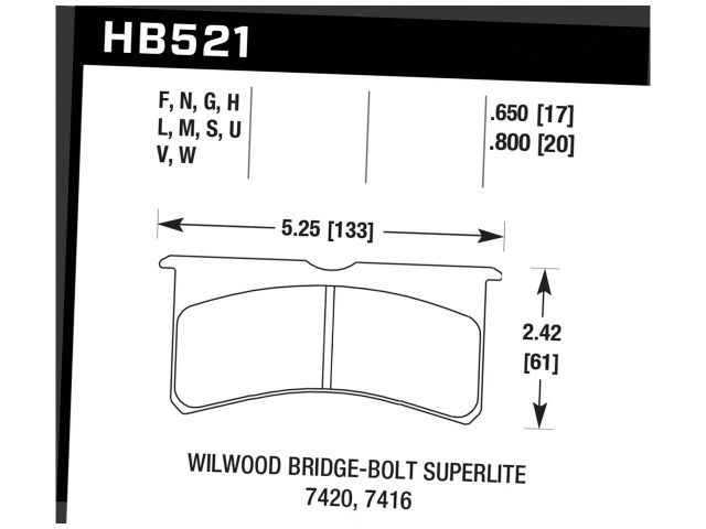 Hawk Disc Brake Pad