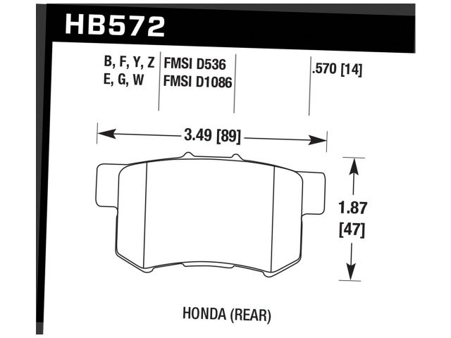 Hawk Disc Brake Pad