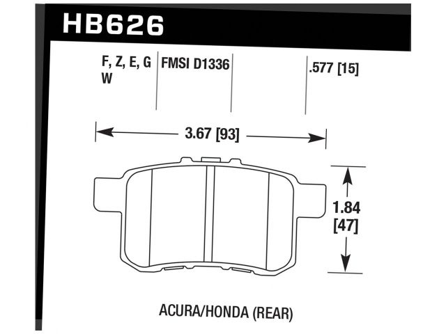 Hawk Disc Brake Pad