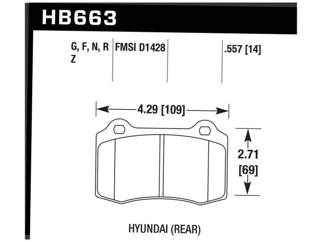 Hawk Disc Brake Pad