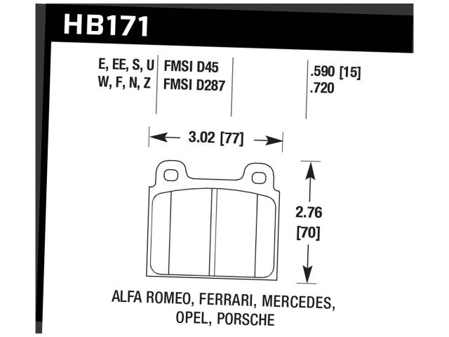 Hawk Disc Brake Pad