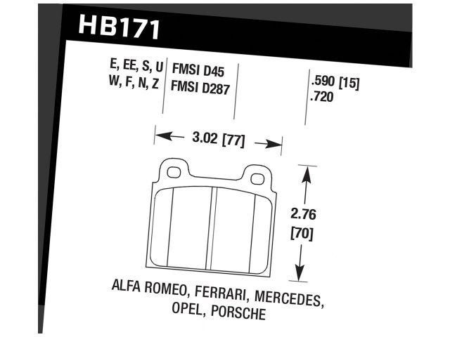 Hawk Disc Brake Pad