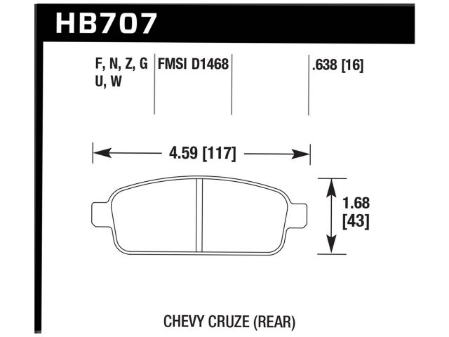 Hawk Disc Brake Pad