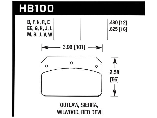 Hawk Disc Brake Pad