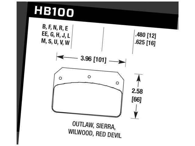 Hawk Disc Brake Pad