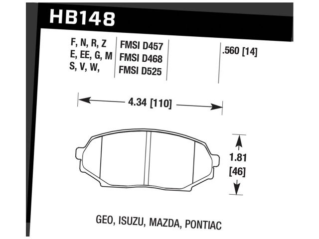 Hawk Disc Brake Pad