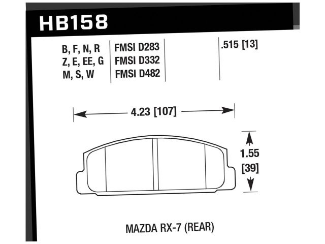 Hawk Disc Brake Pad