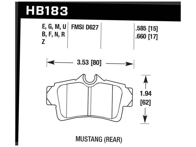 Hawk Disc Brake Pad