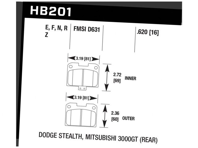 Hawk Disc Brake Pad
